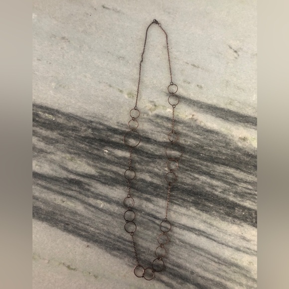 5 pc Brown-Copper Toned Metal Neckpieces with Matching Earrings - Picture 8 of 10